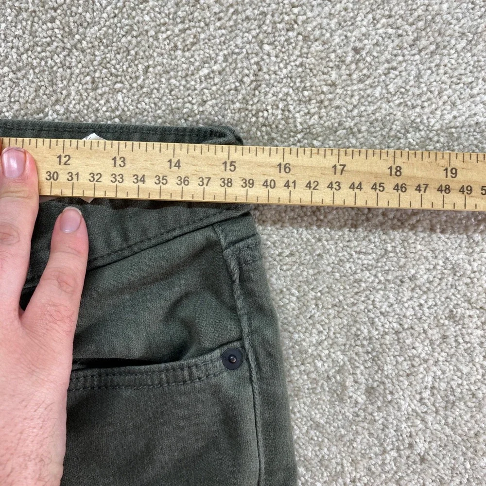 Banana Republic‎ Jeans Mens 31x34 Athletic Fit Travel Olive Green Stretch Chino
